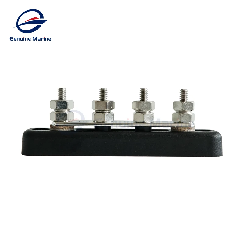 DC 48V 100A 4 Terminal Studs Busbar Power Distribution Block for boat