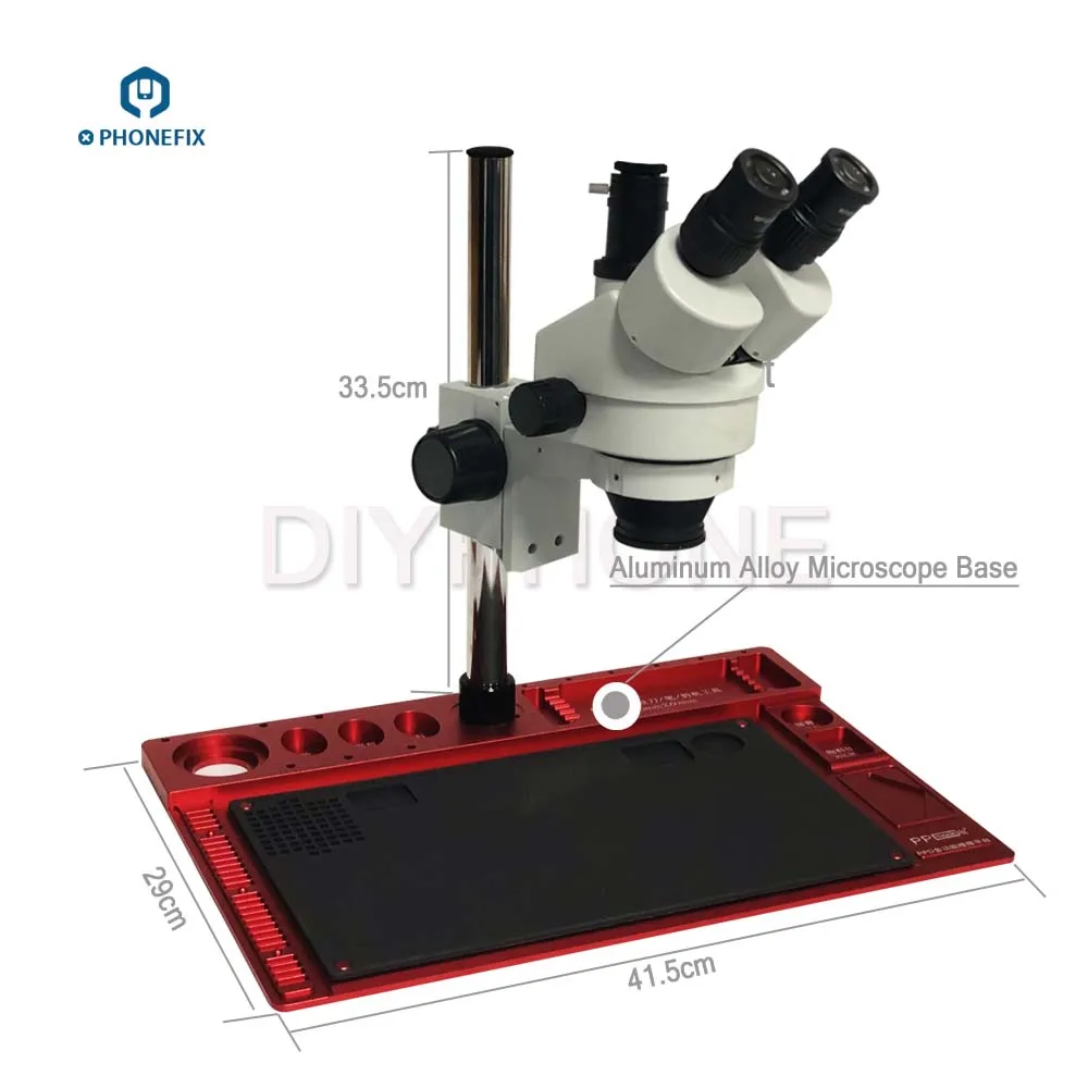 microscope fixed base integrated aluminum alloy mat (5)
