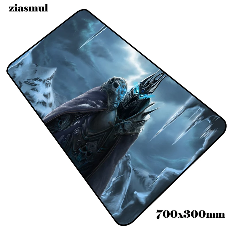 Lich King padmouse 700x300x2 мм игровой коврик для мыши HD Коврик для мыши с принтом геймер компьютерный стол высокий качественный коврик notbook mousemate pc - Цвет: Size 700x300x2mm