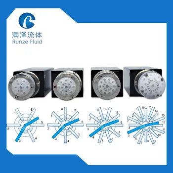 

PTFE Commen Center -Multi Ports Selector Valve Sapphire Spool Long Llife