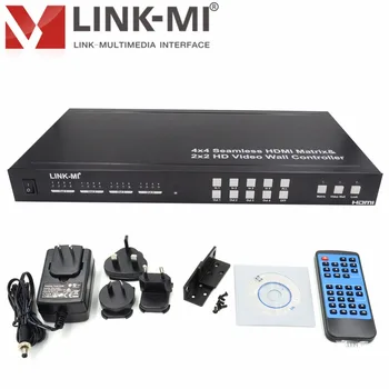 

Video Wall Controller 2X2 Multi-View HDMI Seamless Switch 4x4 HDMI Matrix Create Remote Control RS232 Control,IP,DVI /HDMI input