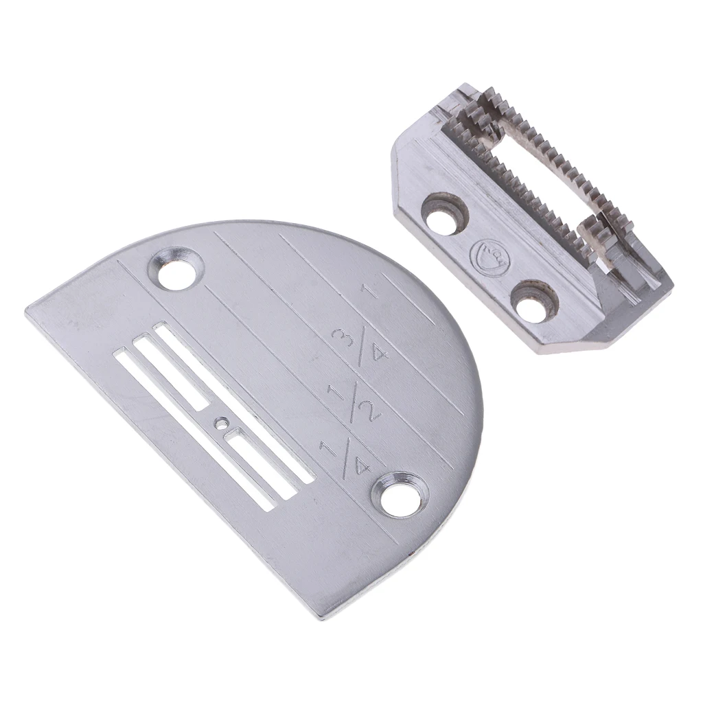 E14 Needle Plate & Feed Dog Set For Industrial Lockstitch/Single Needle Sewing Machine