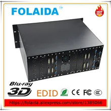 Бесшовный матричный коммутатор 4x8 с разъемом HDBaseT VGA 3