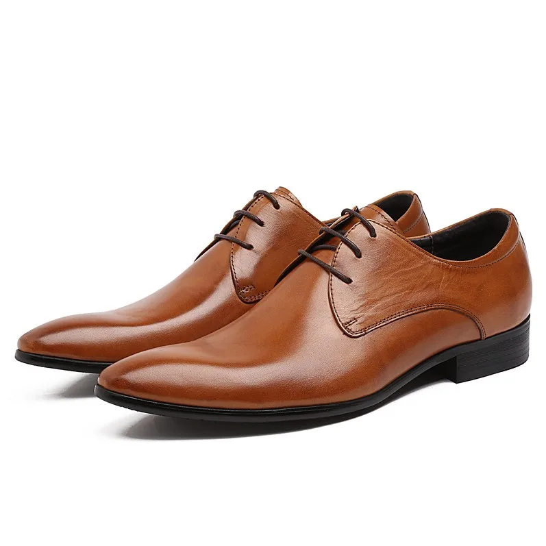 

Handmade Vintage Retro Custom Shoes Fashion Luxury Wedding Party Original Design Genuine Leather Mens Derby Shoes JS-A0062