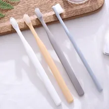 4 шт. Глубокая чистка зубная щетка уход за зубами гигиена полости рта щетка для взрослых путешествия семья чистая платье зубная щетка