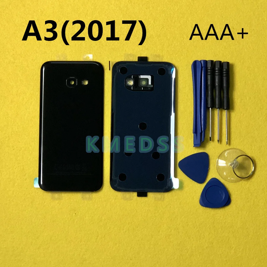 AAA+ качество Батарея Стекло задняя крышка для samsung Galaxy A3 A320 A320F задняя дверь Корпус крышка с Камера объектив+ Инструменты