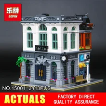 2016 Banco de Nova LEPIN 15001 2413 pcs Criador Tijolo Modelo Kits de Construção Blocos Tijolos Do Brinquedo Compatível Boy Brithday Presente