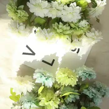 

10pcs/lot 52 cm artificial silk headdress dahlia daisy chrysanthemum flowers handmade DIY home decoration new arrival