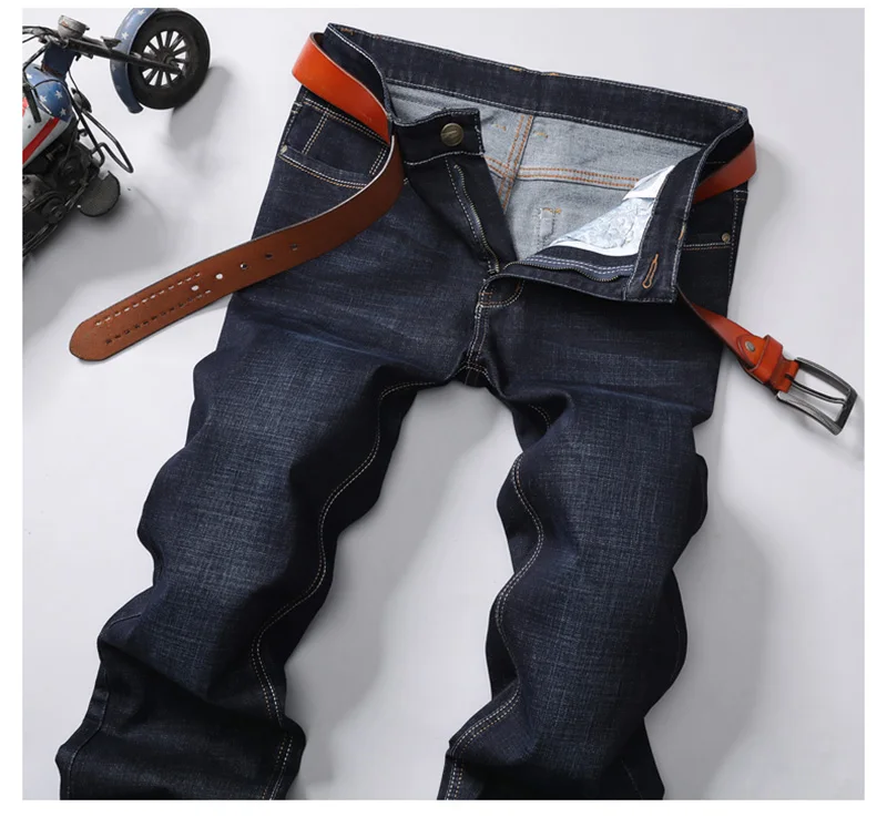 Джинсы мужские брюки Pantacourt Homme мужские классические байкерские джинсы Sobretudo Masculino ковбойский стиль Черный Байкер Ofertas Calientes