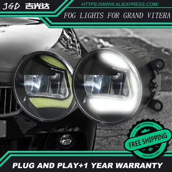 For Suzuki Grand Vitera LR2 Car styling front bumper LED fog Lights high brightness fog lamps 1set For Suzuki Grand Vitera LR2 Car styling front bumper LED fog Lights high brightness fog lamps 1set