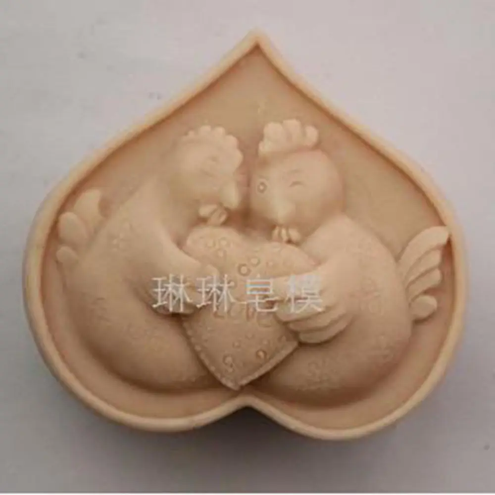 

Grainrain Soap Making Mould Silicone Craft Soap Mold Chicken Candle DIY Handmade Mold