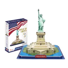 Статуя Свободы 3D бумажные головоломки наборы всемирно известные Строительные Модели Строительные наборы детские игрушки Сделай Сам подарки