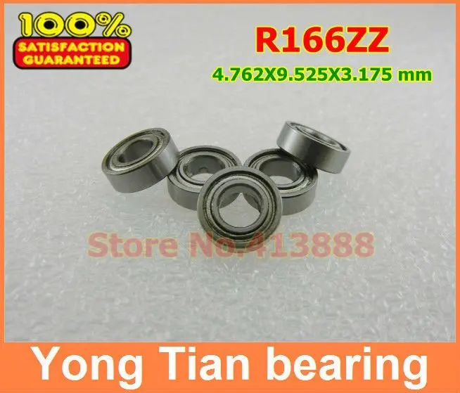 

R166 R166ZZ R166RS R166-2Z R166Z R166-2RS ZZ RS RZ 2RZ Deep Groove Ball Bearings 4.7625 x 9.525 x 3.175mm 3/16" x 3/8" x 1/8"