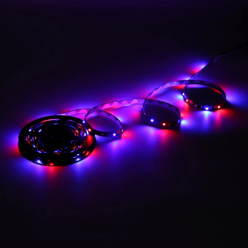 5 V USB Светодиодная лента 3528 RGB ТВ фоновое освещение 60 Светодиодный s/m с 3Key контроллером L15