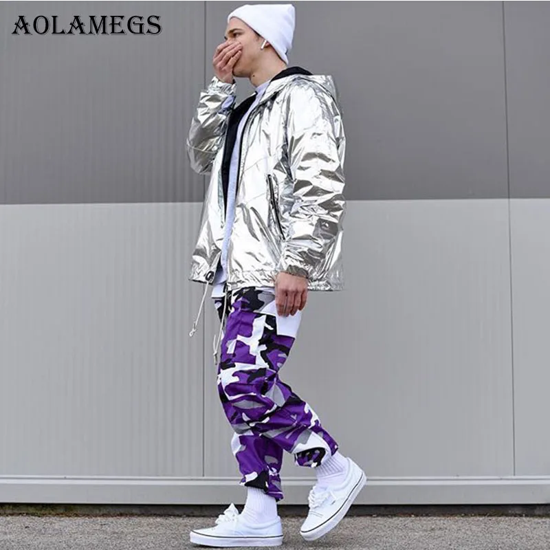 

Aolamegs Camouflage Cargo Pants Men 8 Color Hip Hop Casual Pants Baggy Tactical Trouser Pockets Cotton 2017 Fashion Sweatpants