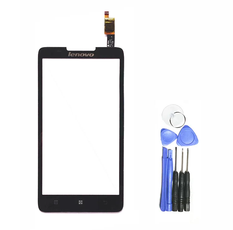 Original brand for lenovo A766 touch screen panel digitizer outer glass lens free tools
