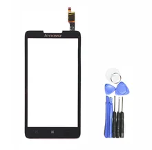 Original brand for lenovo A766 touch screen panel digitizer outer glass lens free tools