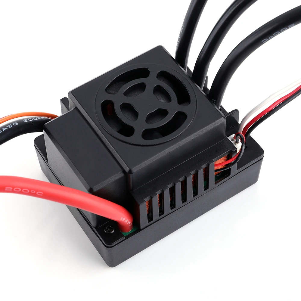 HOBBYFANS 60/80/120A бесщеточный 2 3/4s ESC с BEC и программируемой картой для 1:8 /1:10