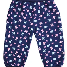 Брюки Веселый малыш для девочки с манжетами "Веселые зайчики"