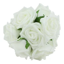 20pcs Vintage Rose Flowers Artificial Flower Wedding Bouquet for Bridal Wedding Party Decoration