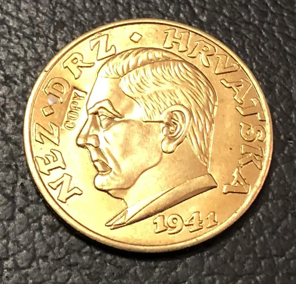 1941 Croatia 500 Kuna Ante mavelic|Безвалютные монеты| |