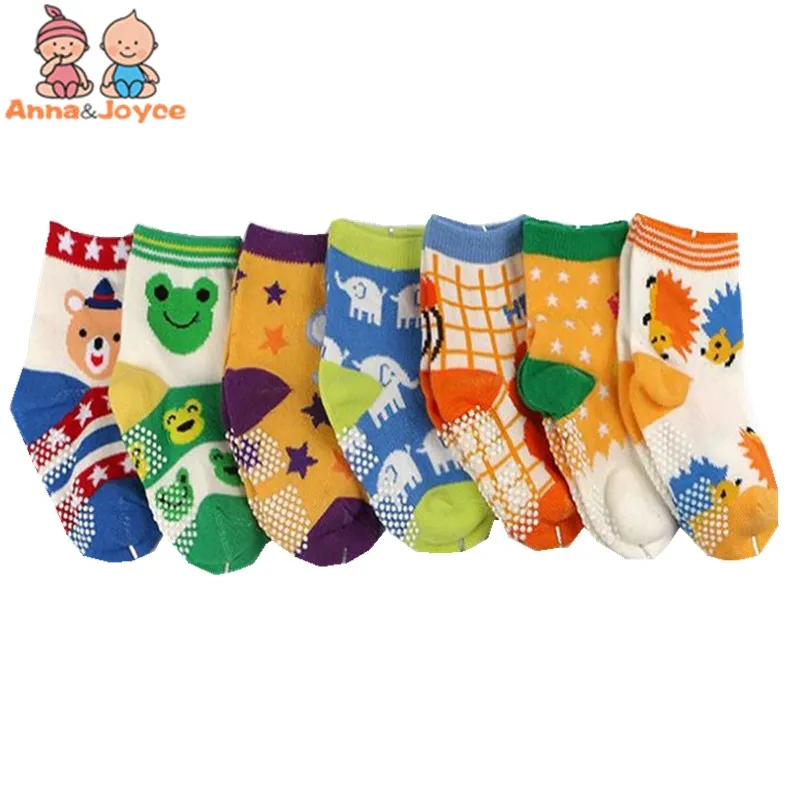 20 шт. = 10 пара/лот,,, нескользящие носки для малышей 0-3 лет, носки для мальчиков и девочек, носки для малышей, одежда для малышей - Цвет: tws0334