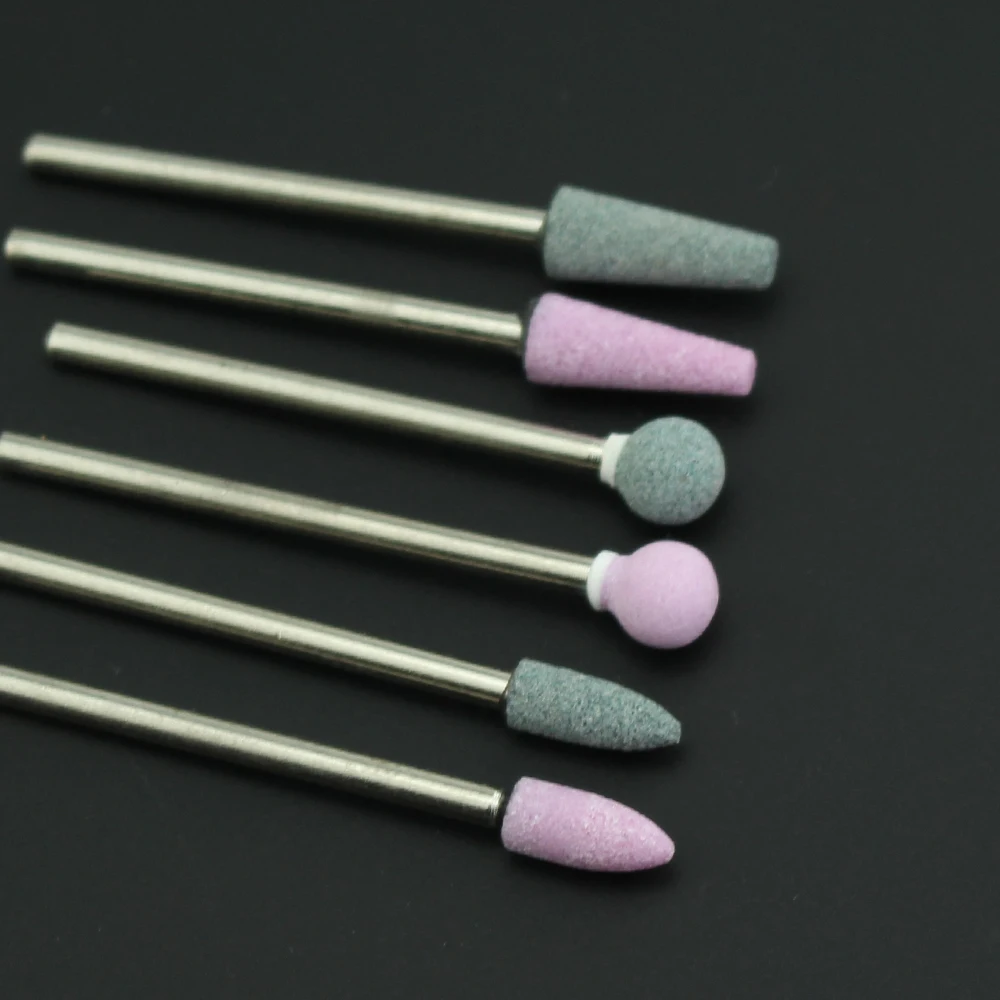 6 Types Nail Drill Bit Set Milling Cutters for Manicure Electric Nail Files Machine Gel Remove Accessories Cuticle Clean Tools