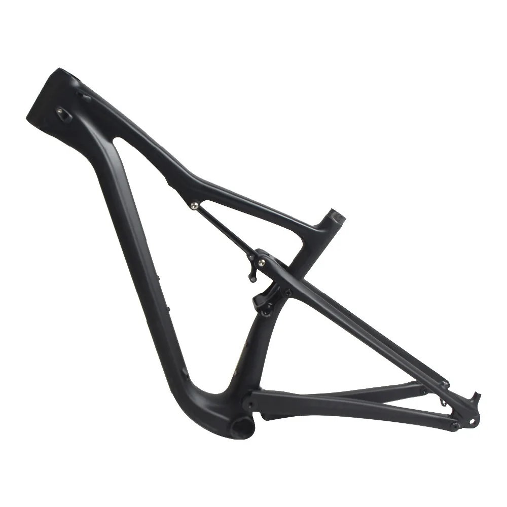 Cheap Carbon Fiber Suspension MTB Bike Frame 100mm Travel Frame 29 inch MTB Bike Wholesale 4