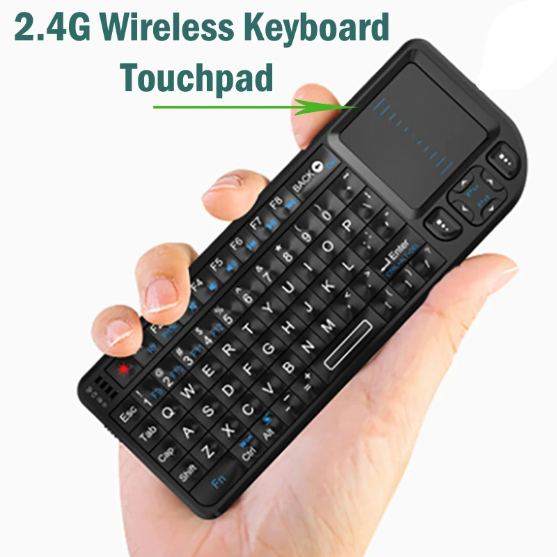 Оригинальная 2,4G мини беспроводная клавиатура мышь USB тачпад мыши количество ручные клавиатуры для samsung LG Android Smart tv PC ноутбук
