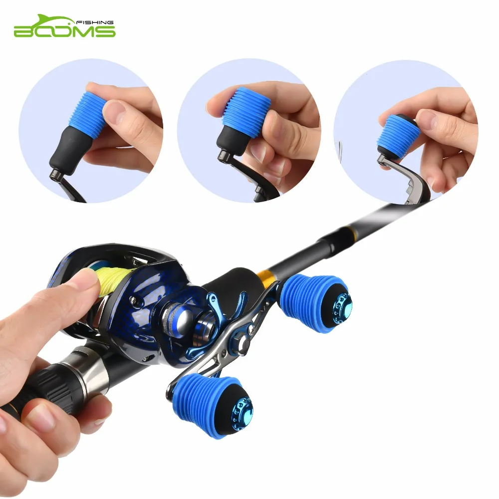 Booms Fishing RG1 4pcs Fishing Rubber Reel Handle Grip Cover Non-Slip Ergonomic Knob Fishing Tackle Accessories Booms Fishing RG1 4pcs Fishing Rubber Reel Handle Grip Cover Non-Slip Ergonomic Knob Fishing Tackle Accessories