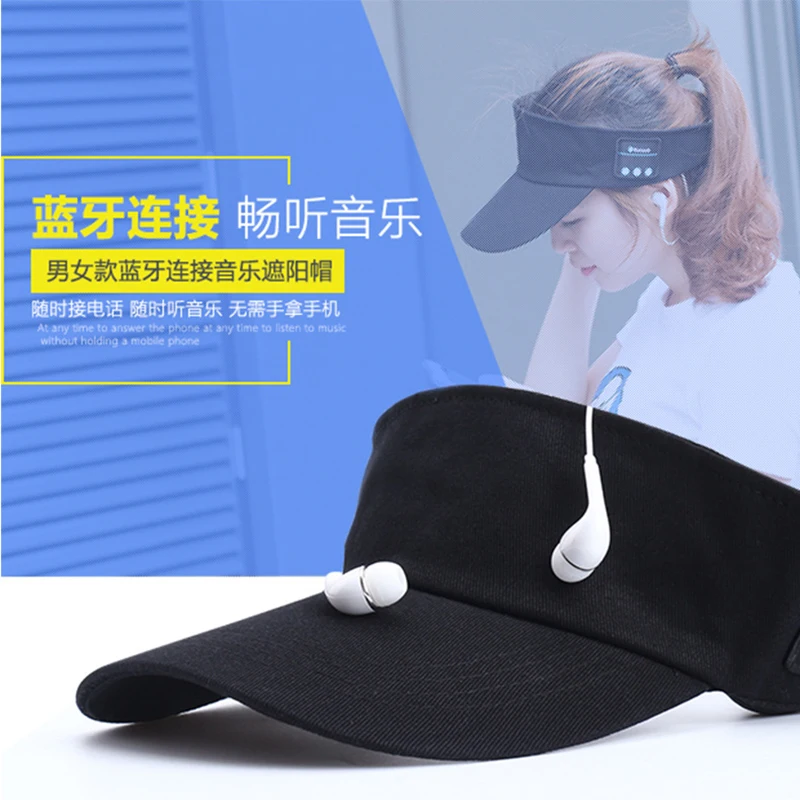 New Summer Earphone Hat Wireless Headphones font b Smart b font Sports Cap Baseball Headset Speaker