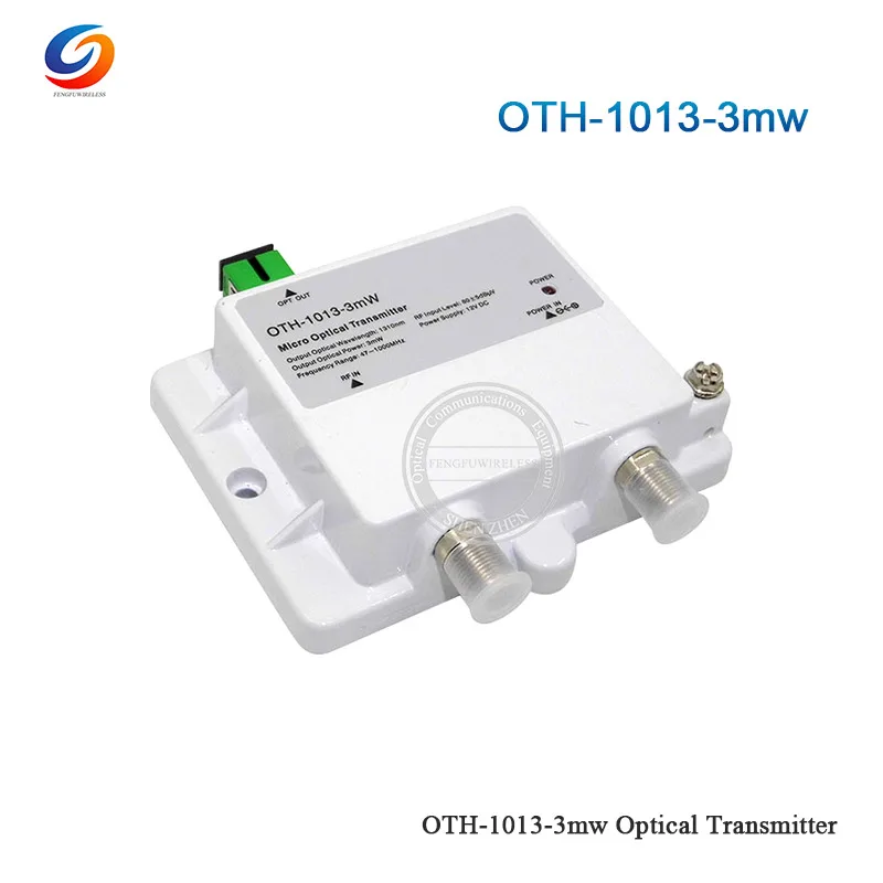 Высококачественный мини микро OTH-1013-3mW оптический передатчик CATV 1310nm 1550nm FTTH 12 V DC Лучшая цена