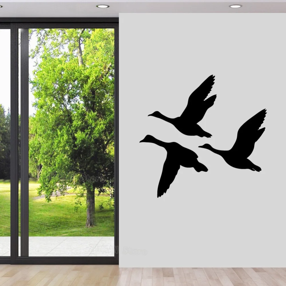 3 Pieces Per Set Flying Ducks Wall Stickers Home Decor Living Room