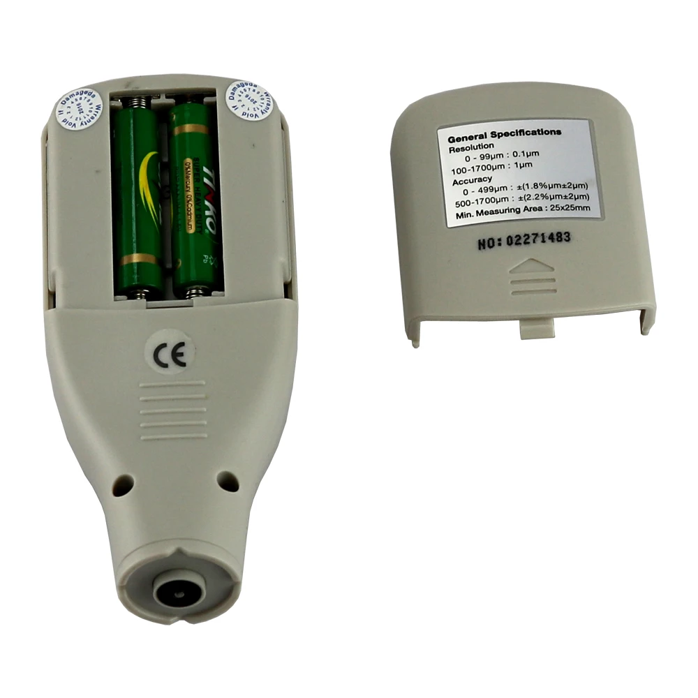 Tanie Cyfrowe malowanie miernik grubości lakieru z sondą detektor samochodów lakier samochodowy lakier samochodowy miernik testowy (0 ~ 1700um)