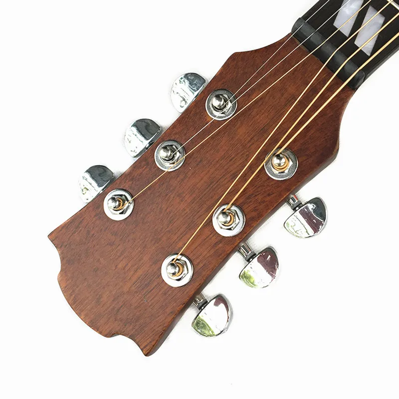 ZONAEL Горячая 40 дюймов Акустическая гитара, народная гитара из палисандра Fingerboard Sapele липа гитара с пятью сегментами баланса эквалайзер