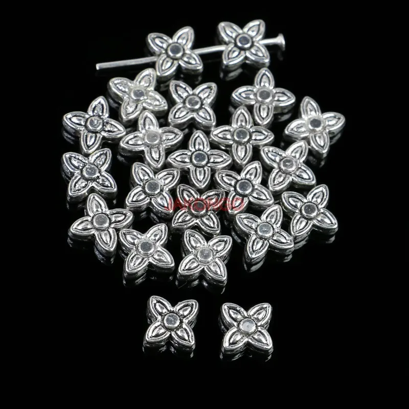40 шт. бусины разделители для ювелирных изделий|flower spacer beads|spacer beadsflower |