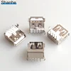 Тип USB 2,0 Женский AF90 градусов 4 Pin женский разъем передачи данных шт.; Штепсель для зарядки адаптер PCB внесение изменений кабель ► Фото 3/6