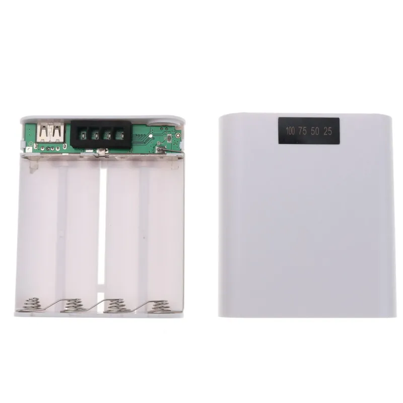 Kebidumei 5V 1.5A 4X DIY 18650 аккумулятор с дисплеем электричества комплект корпуса внешнего