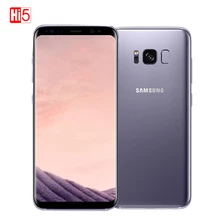 Разблокированный Samsung Galaxy S8/S8 PLUS, 4 Гб ОЗУ, 64 Гб ПЗУ, одна Sim Восьмиядерный Android телефон, отпечаток пальца, мобильный телефон