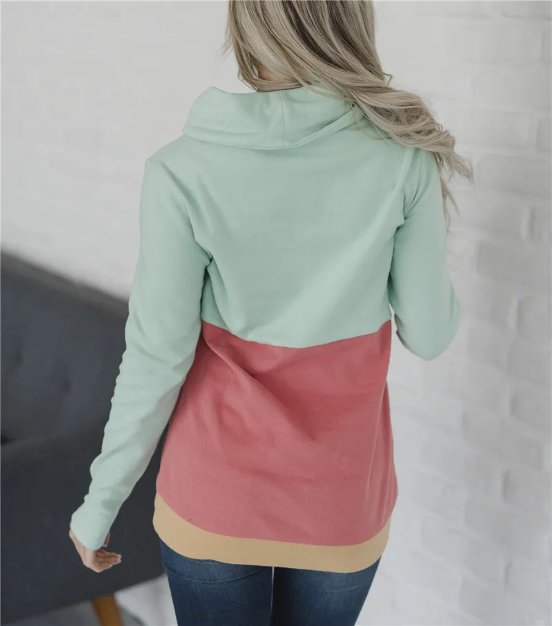 2018 Autumn Winter Pullover Sweatshirt Women's Warm thick Over-sized Sweatshirts ladies sports Not hooded plus size hoodies Hoodies