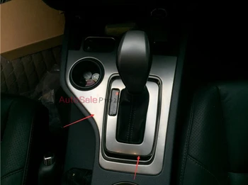 

Stainless Silver LHD Consle Centre Gear Shift Box Panel Cover trim 2pcs for Ford Everest Endeavour 4Dr SUV 2015-2016 car styling