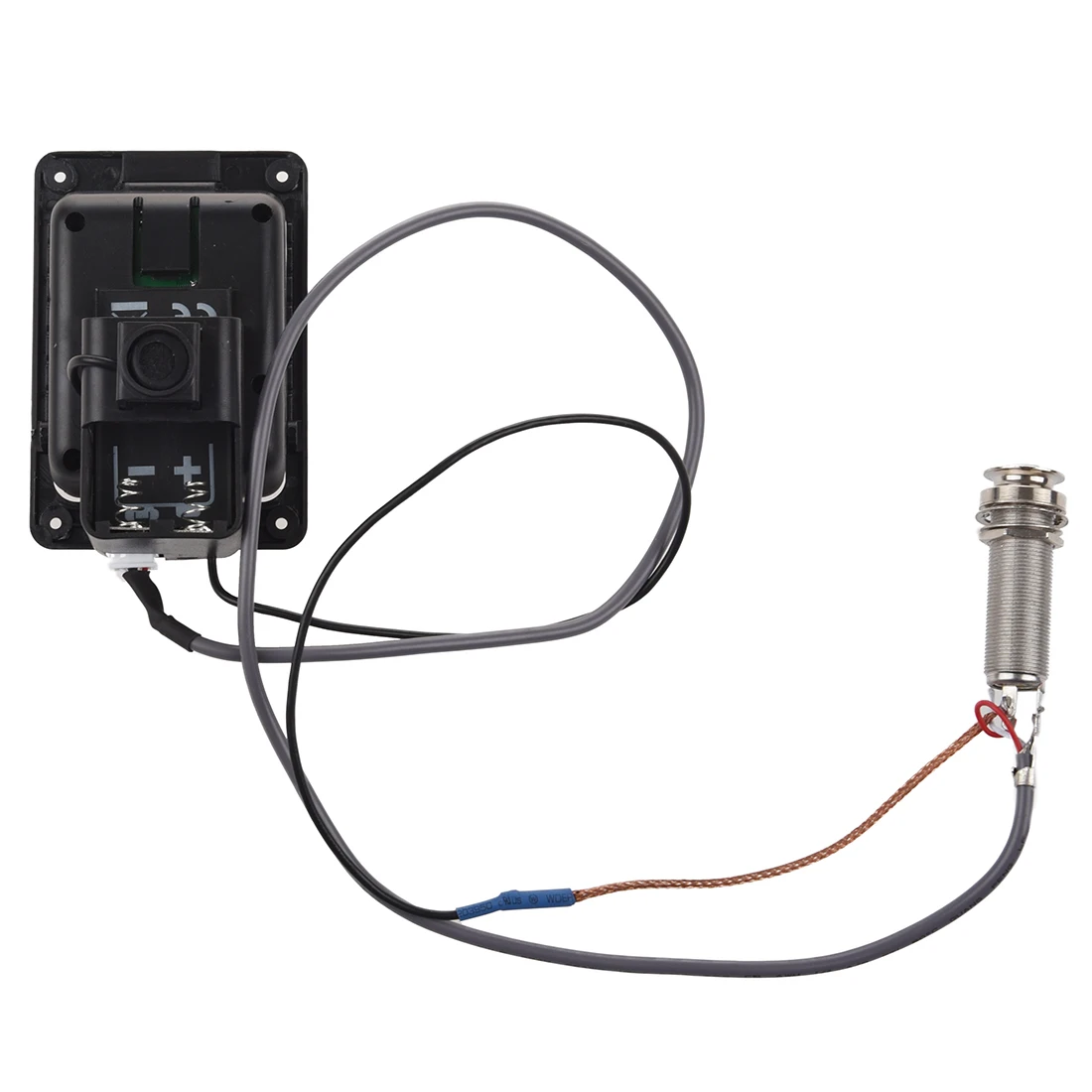 Cena Gitara akustyczna Pickup i przedwzmacniacz wbudowany Tuner i EQ czarny Pickup na gitarę skrzypce Banjo mandolina Ukulel akcesoria gitarowe