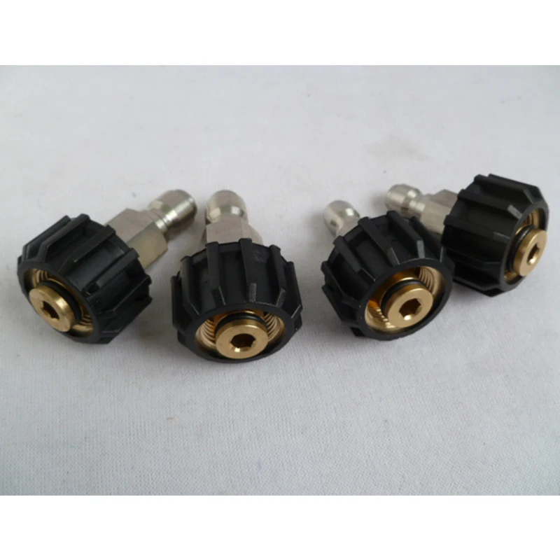 Quick Release Female Connector Brass Joint Fittings Connectors For Pressure Washer 14mm M22 * 3/