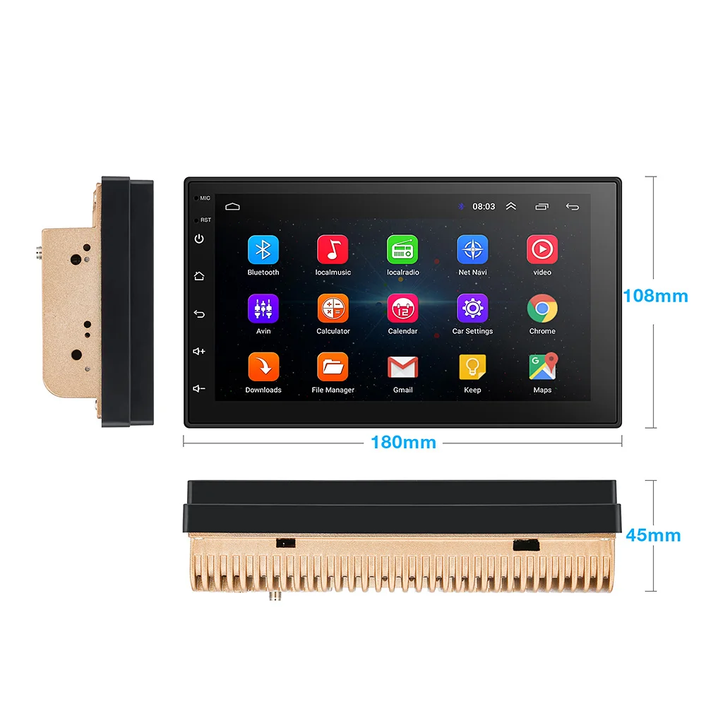 Flash Deal 7 inch 2 Din Android Car Radio GPS Navigation Bluetooth Universal Car Audio Stereo FM USB Touch Screen Car Multimedia MP5 10
