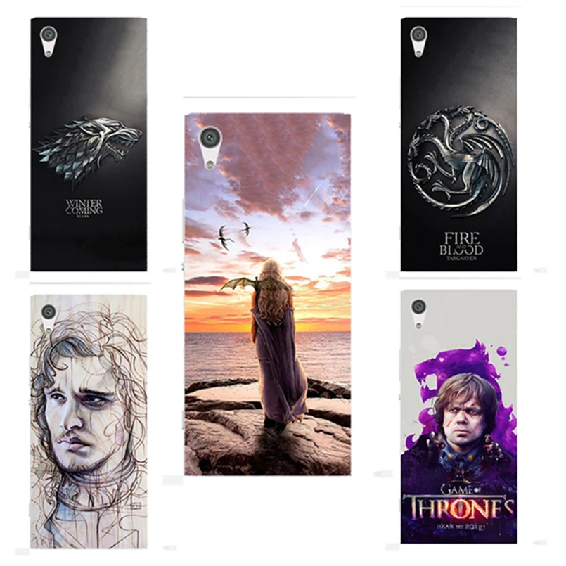 

for Game of Thrones Daenerys Drogon tryion lannister Soft Silicone Phone cover Case Fundas For Sony Xperia XA XA1 ULTRA PLUS