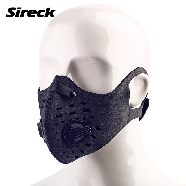 Sireck Cycling Mask Activated Carbon Dustproof Training Face Mask Anti pollution Sports Running Bike Ski Mask Sireck Cycling Mask Activated Carbon Dustproof Training Face Mask Anti-pollution Sports Running Bike Ski Mask Sport Facemask