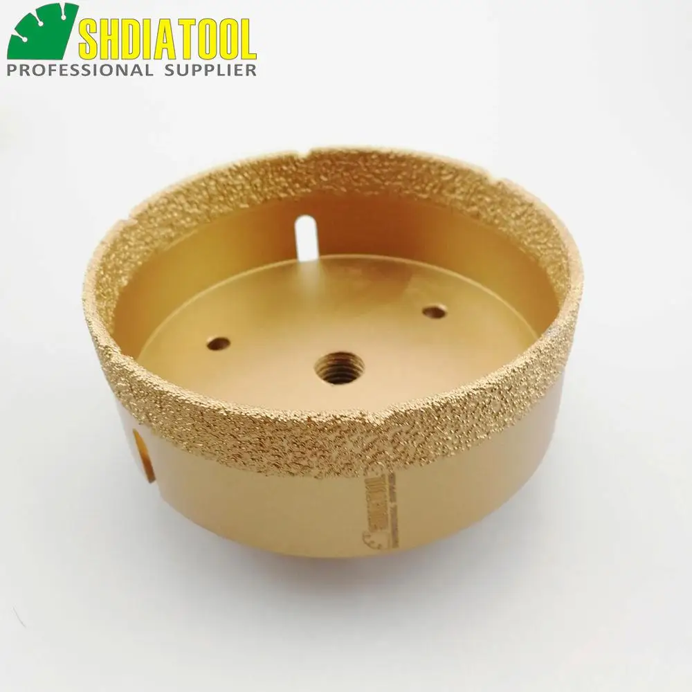 Diameter 110mm Vacuum brazed diamond drilling core bits with 15MM Diamond height granite marble ceramic hole saw