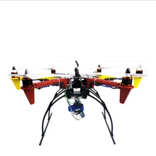 F05114-AP 6-ось для дистанционно управляемого летательного аппарата вертолет RTF Дрон вертолет с AT10 дистанционного Управление 550 рамка APM2.8 полета Управление; Aerial FPV PTZ НЛО