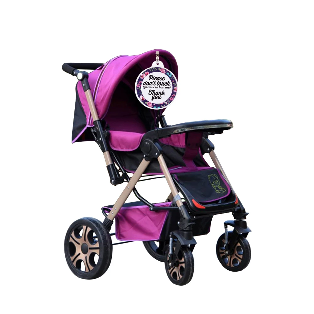 Многоцветный детское автокресло бирки пожалуйста, не трогайте новорожденных Детская безопасность коляска Новогодние украшения для