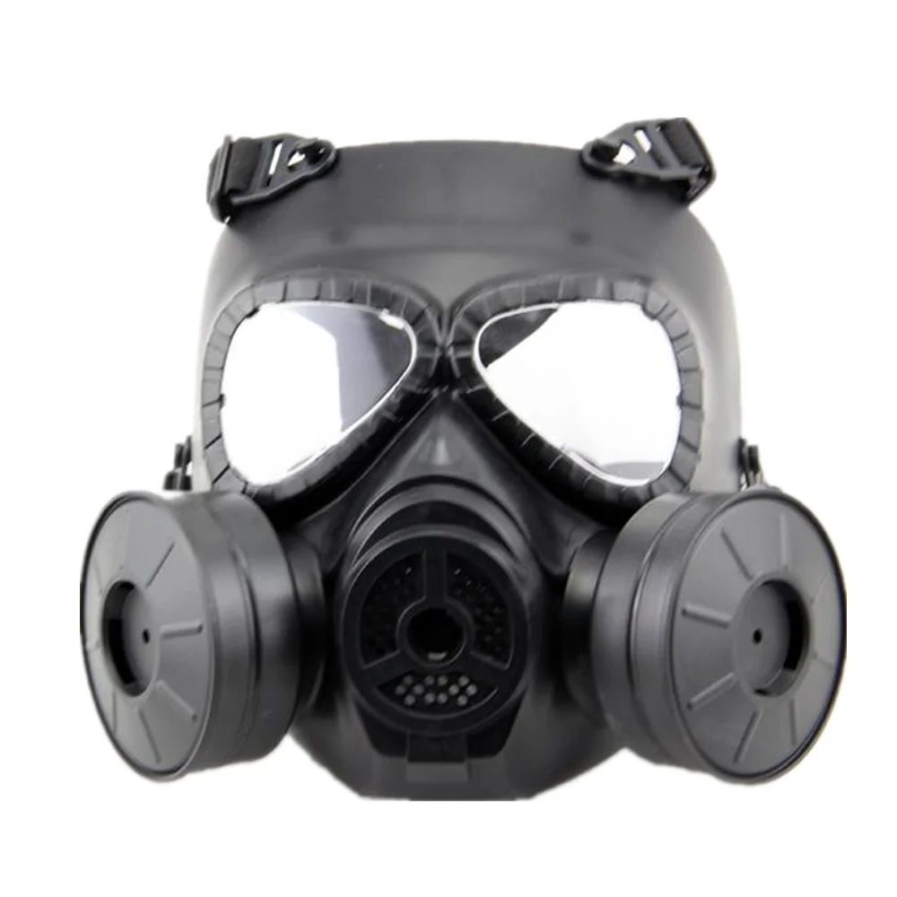 

tactical skull face mask military m04 Skull perspiration protection with fan field CS gas masks for hunting airsoft